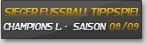 Tippspielsieger Championsleague 08/09