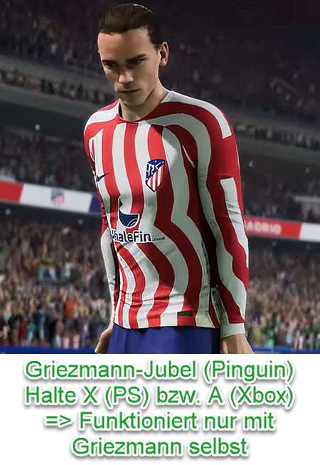 EA SPORTS FC 24 Griezmann-Jubel (Pinguingang)