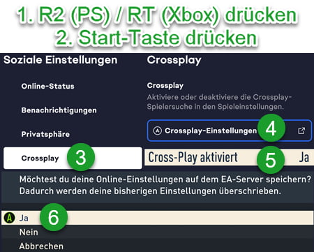 fifa 24 ultimate team crossplay ausschalten｜TikTok Search