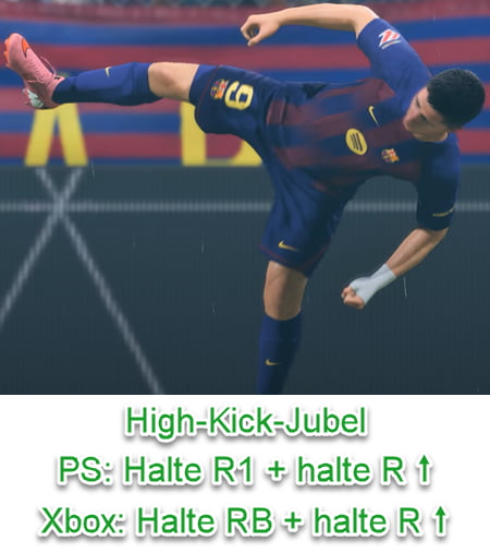 EA SPORTS FC 26 High-Kick-Jubel