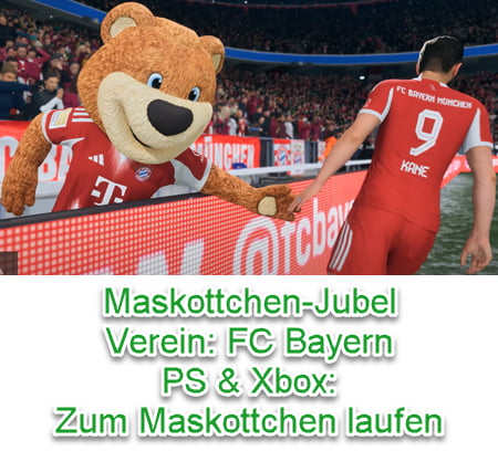 EA SPORTS FC 26 Maskottchen-Jubel (FC Bayern Mnchen)