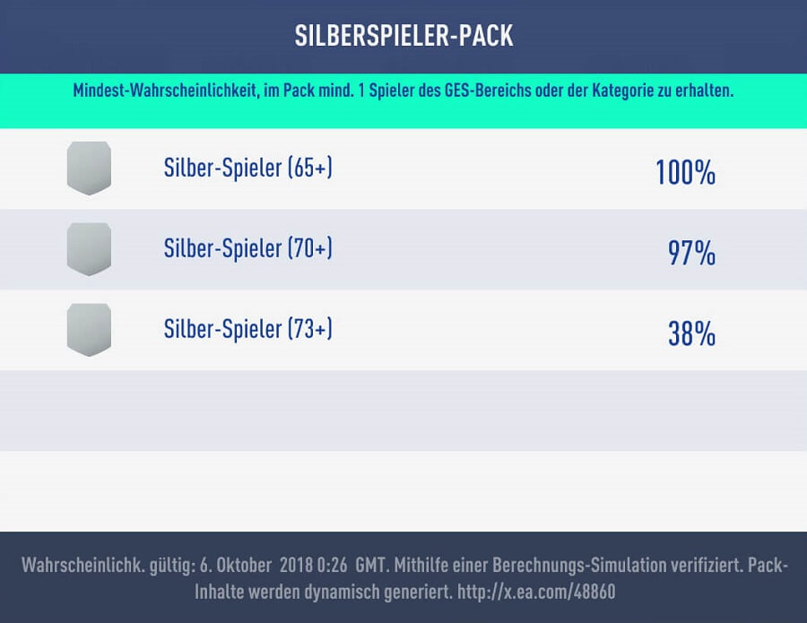 Silberspieler-Pack: Hier gibt dir EA nur Spieler und keine Verbrauchsobjekte