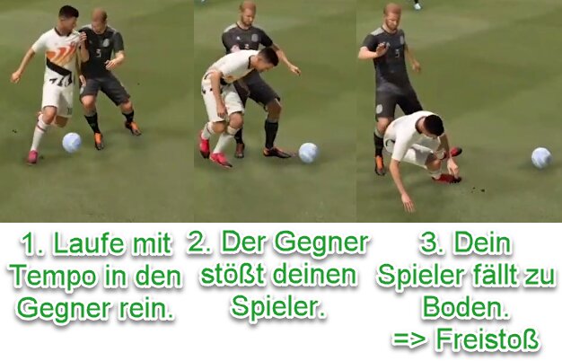 EA SPORTS FC 25 Mehr Fouls kriegen