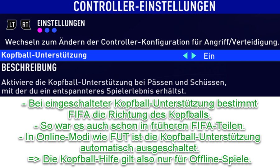 EA SPORTS FC 25 Kopfball-Unterstützung