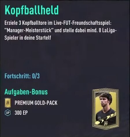 EA FC 24 Kopfball-Aufgabe