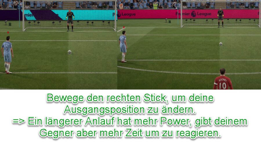 FIFA 22 Elfmeter-Position anpassen