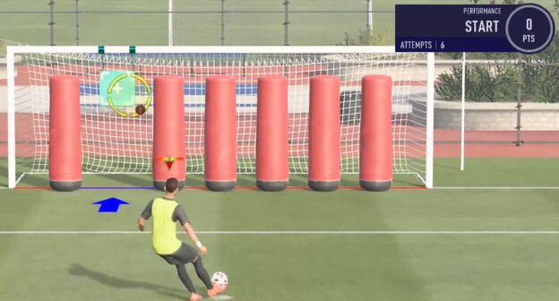 FIFA 22 Elmeter Skill-Spiel