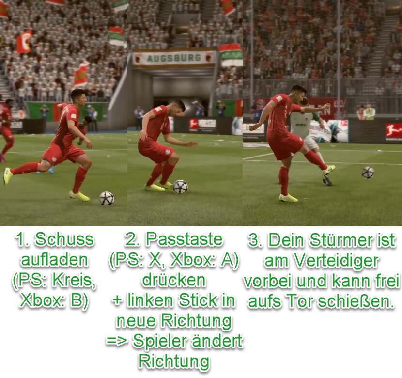 EA SPORTS FC 24 Schuss antäuschen