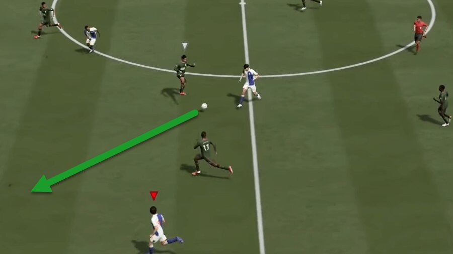 EA SPORTS FC 25 Flacher Steilpass