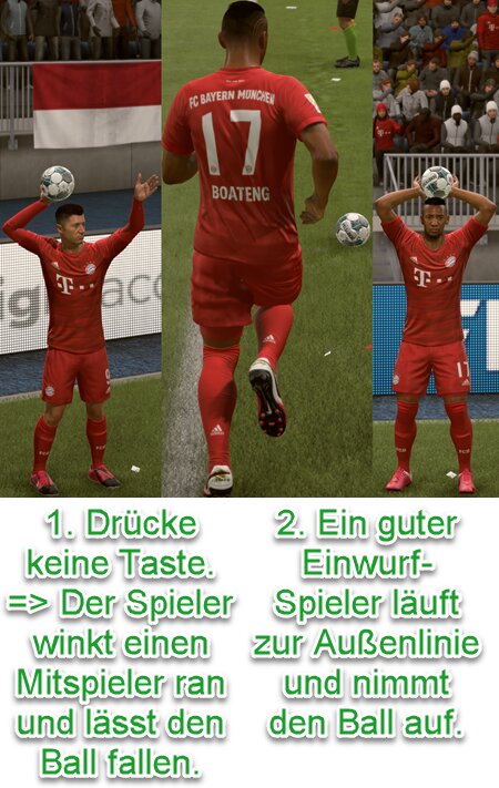 EA SPORTS FC 25 Einwurf wechseln