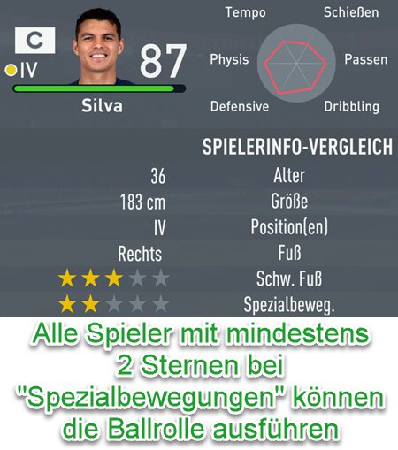 EA SPORTS FC 25 Ballrolle 2-Sterne-Spezialbewegung