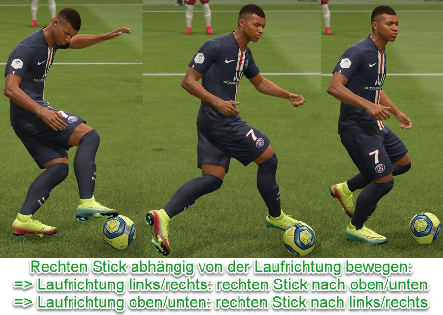 EA SPORTS FC 24 Ballrolle Tastenkombination