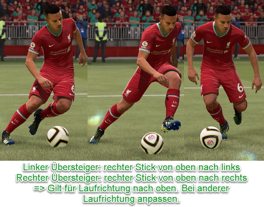 EA SPORTS FC 25 Übersteiger Tastenkombination