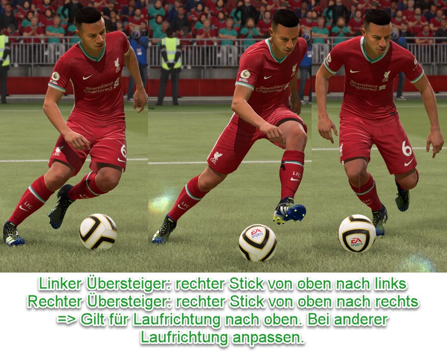 EA SPORTS FC 24 Übersteiger Tastenkombination