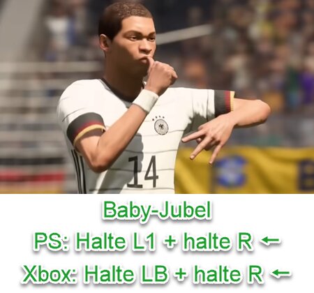FC 24 Baby-Jubel