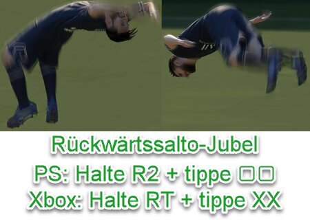 EA SPORTS FC 24 Rückwärtssalto-Jubel (Backflips)