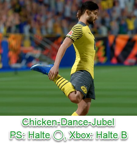 FIFA 23 Chicken-Dance-Jubel