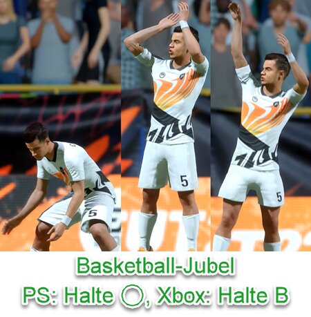 EA SPORTS FC 24 Basketball-Jubel (Korb-Jubel, Clutch)