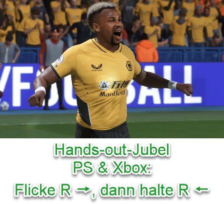 FIFA 23 Hands-out-Jubel
