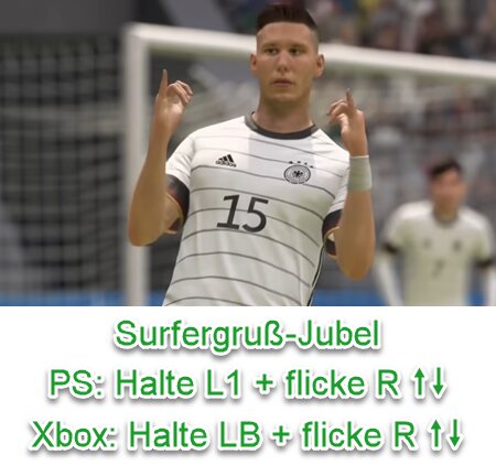 EA SPORTS FC 25 Surfergruß-Jubel (Shaka, Hang Loose)