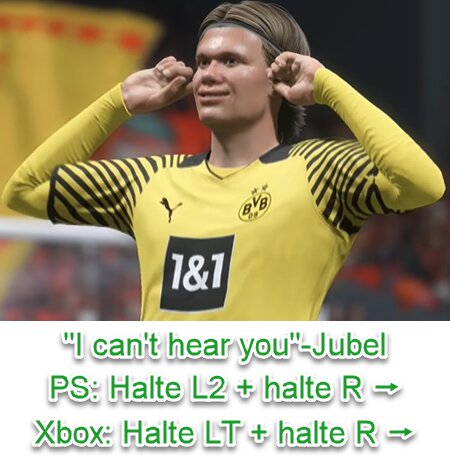 EA SPORTS FC 24 Jubel I can't hear you