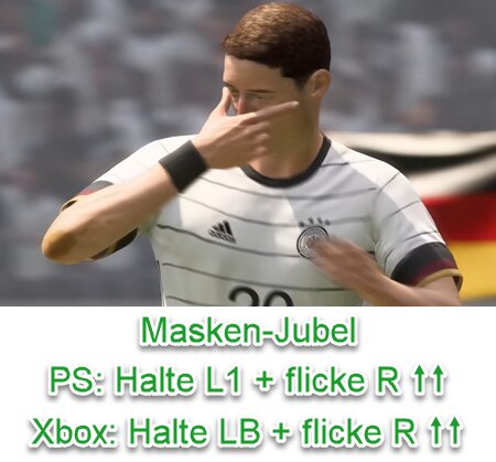 EA SPORTS FC 24 Masken-Jubel