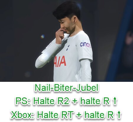FIFA 23 Nail-Biter-Jubel (Nägelkauen)