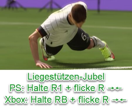 FIFA 22 Liegestützen-Jubel (Push Ups)
