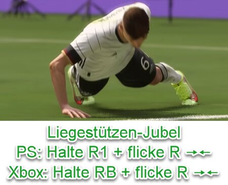 EA SPORTS FC 25 Liegestützen-Jubel (Push Ups)