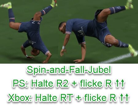 EA SPORTS FC 25 Spin-and-Fall-Jubel