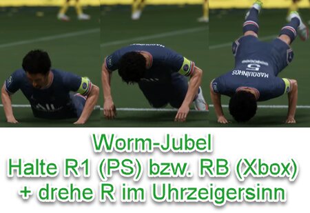 FIFA 23 Worm-Jubel (Wurm)