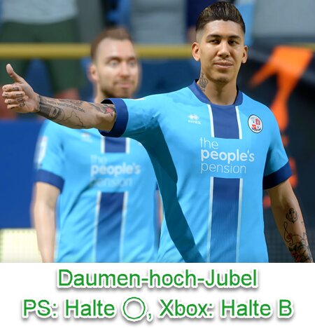 FIFA 23 Daumen-hoch-Jubel (Thumbs Up)