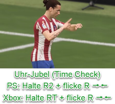 FIFA 23 Uhr-Jubel (Time Check / Last-Minute-Jubel)