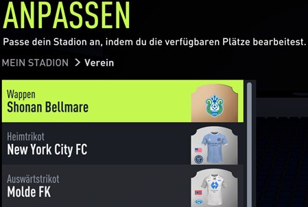 EA SPORTS FC 24 Ultimate Team Wappen ndern (bersicht)