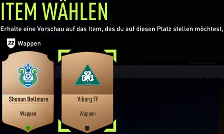 EA SPORTS FC 24 Wappen ndern (Auswahl)