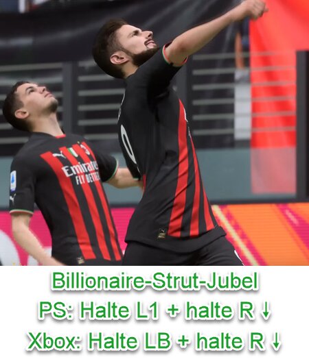 EA SPORTS FC 25 Billionaire-Strut-Jubel (Milliardärsgang)