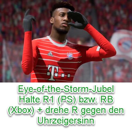 EA SPORTS FC 24 Eye-of-the-Storm-Jubel (Auge des Sturms)