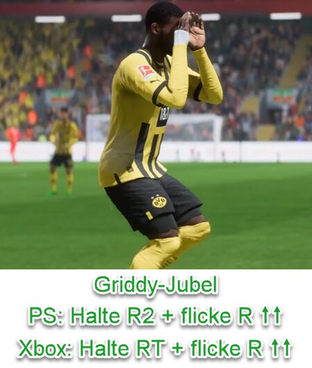 FIFA 23 Griddy-Jubel