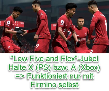 EA SPORTS FC 24 Firmino-Jubel: Low Five & Flex