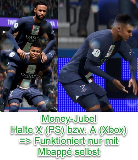 EA SPORTS FC 24 Mbappé-Jubel: Money
