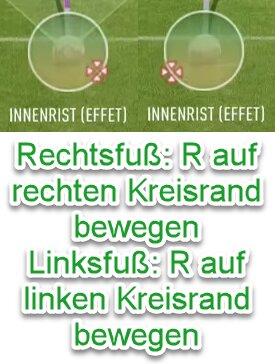 EA FC 25 Innenrist-Freistoß